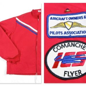 Vintage 1970's Pilot Windbreaker Jacket Mens Sz L